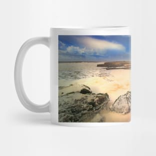 micro algas. sea algae foam tide. Mug